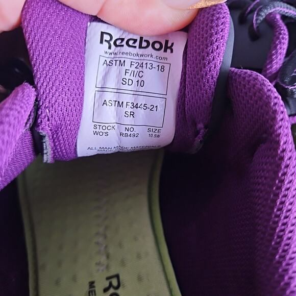 Reebok SubLite Cushion Work Green for sale | eBay Reebok Work Sublite Cushion 10.5W Composite Toe EH Slip Resistant Sneaker NWB